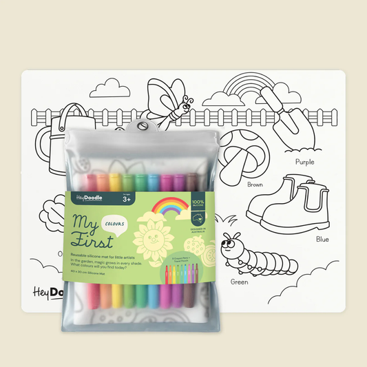 Hey Doodle - My First Colours | Colouring & Doodle Mat