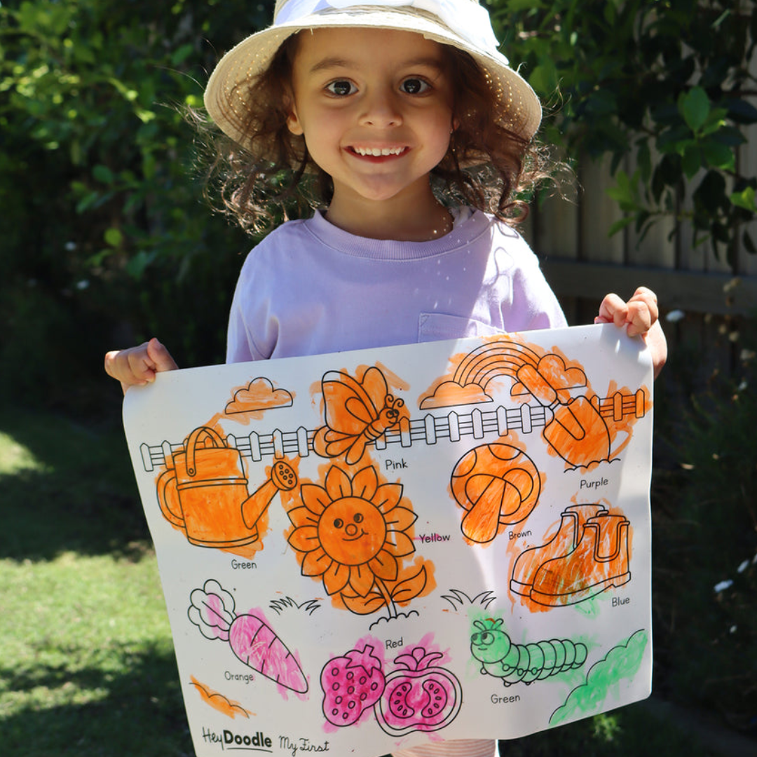 Hey Doodle - My First Colours | Colouring & Doodle Mat