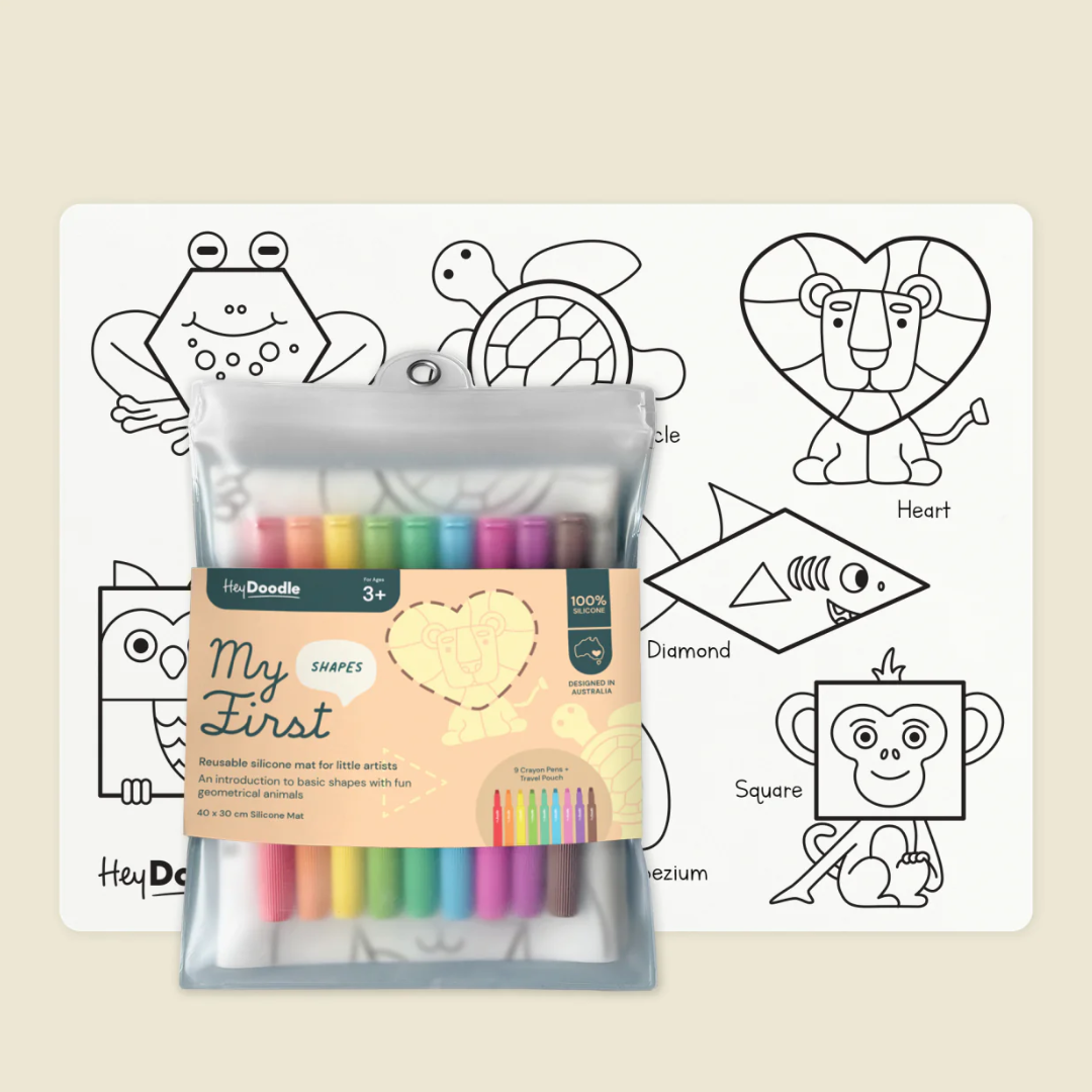 Hey Doodle - My First Shapes | Colouring & Doodle Mat