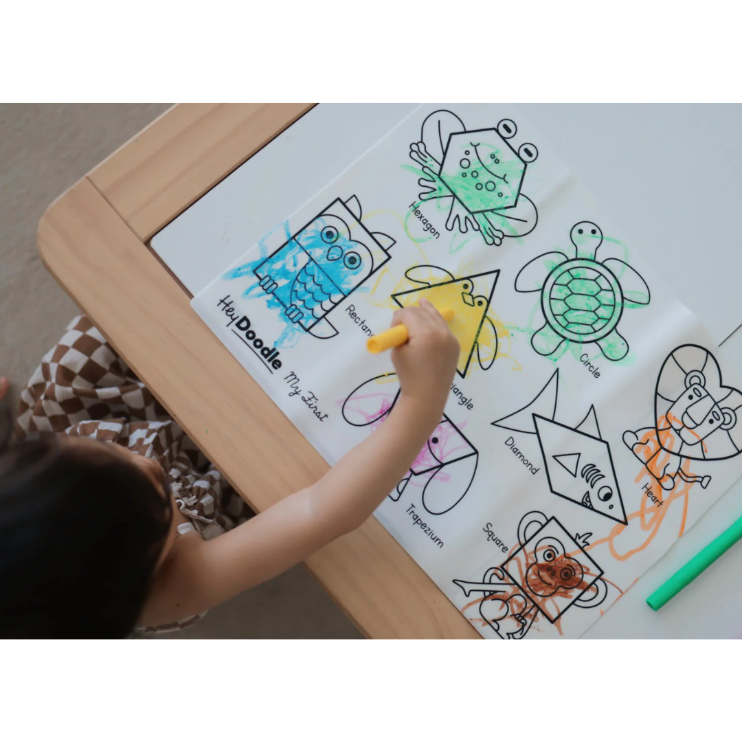 Hey Doodle - My First Shapes | Colouring & Doodle Mat