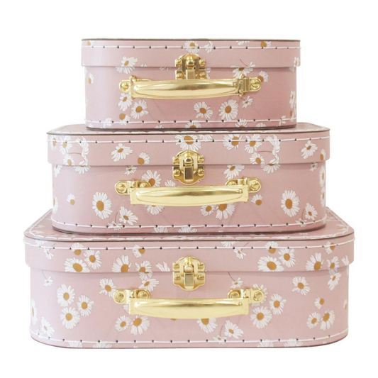 Alimrose Kids Carry Case 3pc Set - Daisy Days
