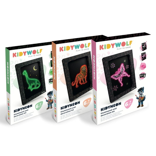 Kidywolf - KidyNeon Illuminated Wall Decoration Kit (Select Style)