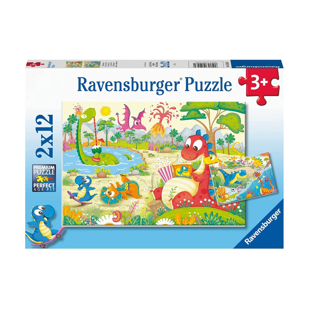 Ravensburger My Dino Friends Puzzle 2x12pc