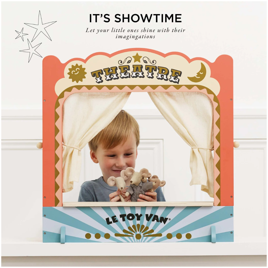 Le Toy Van - Wooden Tabletop Puppet Theatre