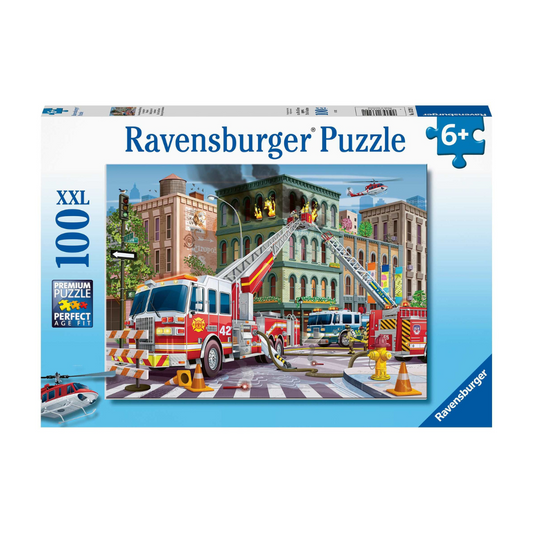 Ravensburger Fire Truck Rescue Puzzle 100pc