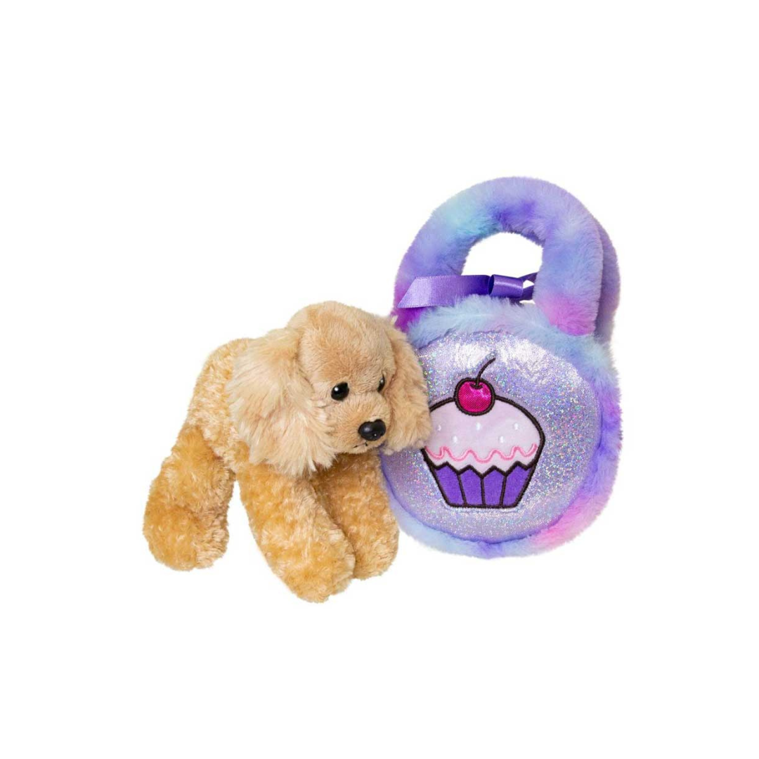 Fancy Pals Dog in Purple Sweets Bag K and K Creative Toys