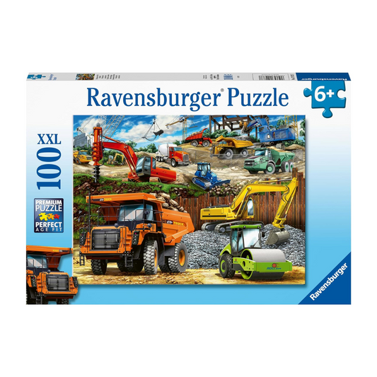 Ravensburger Construction Vehicles Puzzle 100pc