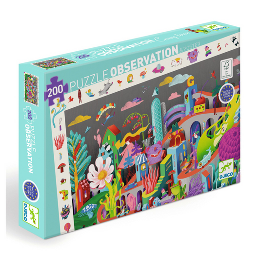 Djeco Puzzle Crazy Town Observation 200pc