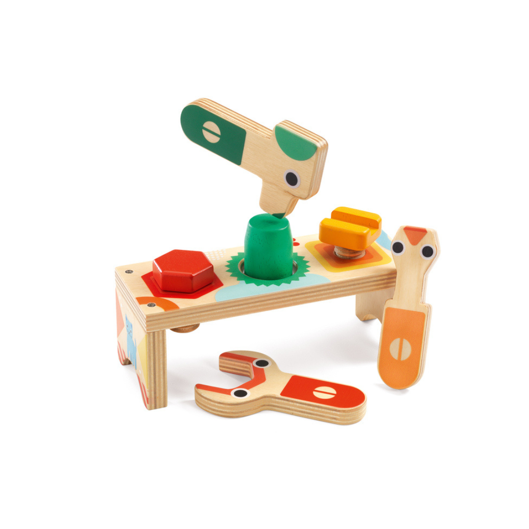 Djeco Bricolou Wood Tool Set