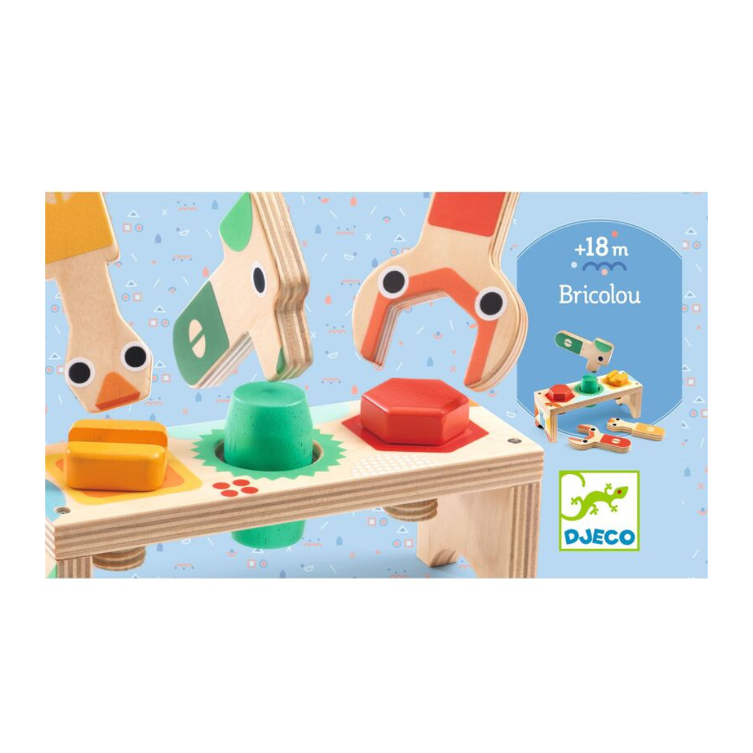Djeco Bricolou Wood Tool Set