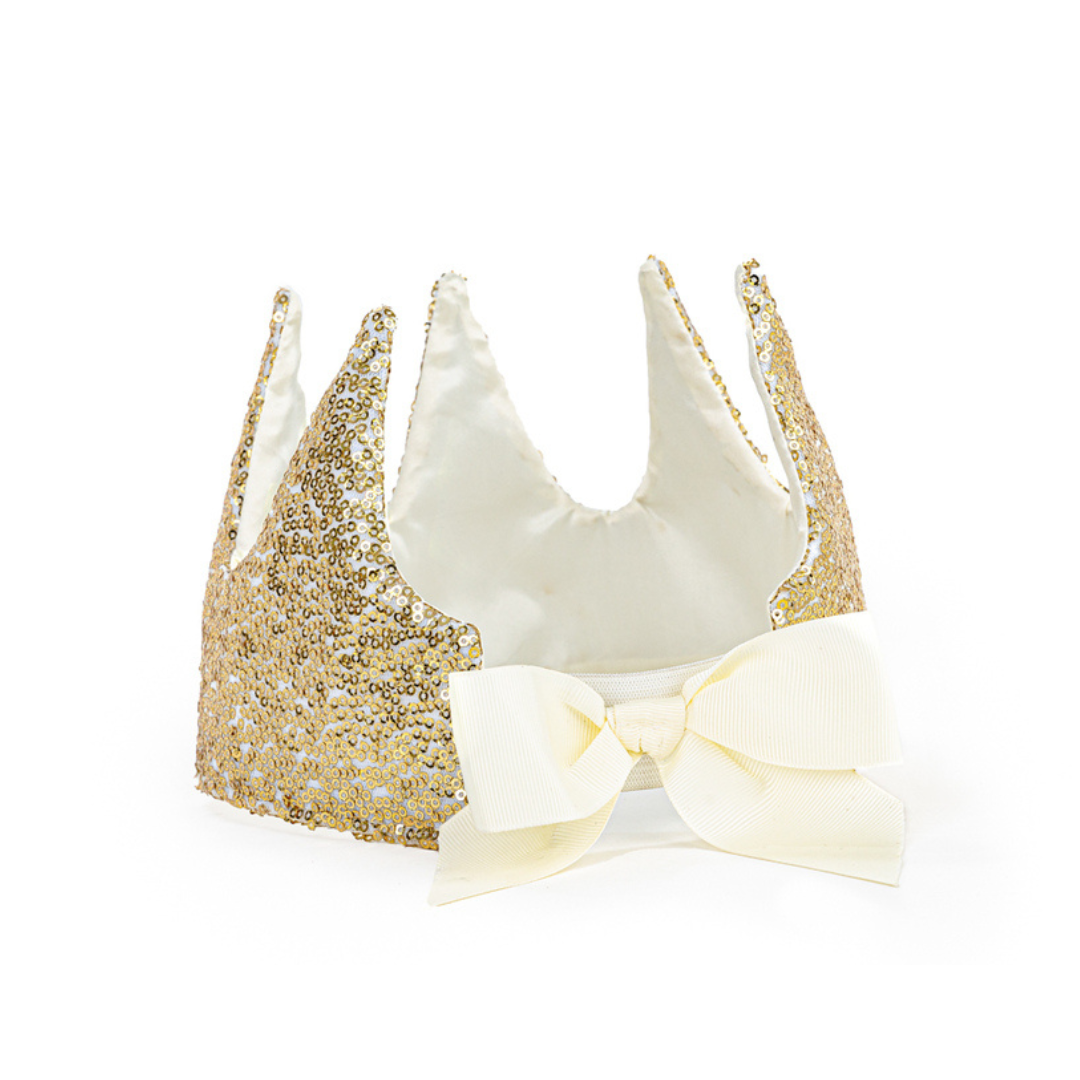 Great Pretenders - Precious Gold Sequin Crown