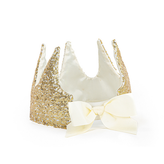 Great Pretenders - Precious Gold Sequin Crown