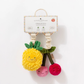 Living Textiles - 2 Pack Mini Market Brunch Stroller Toys | Pineapple & Cherries