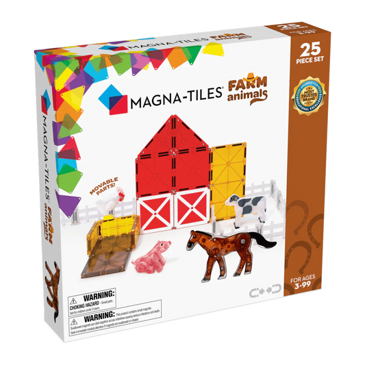 Magna-Tiles Farm Animals - 25 Piece Set