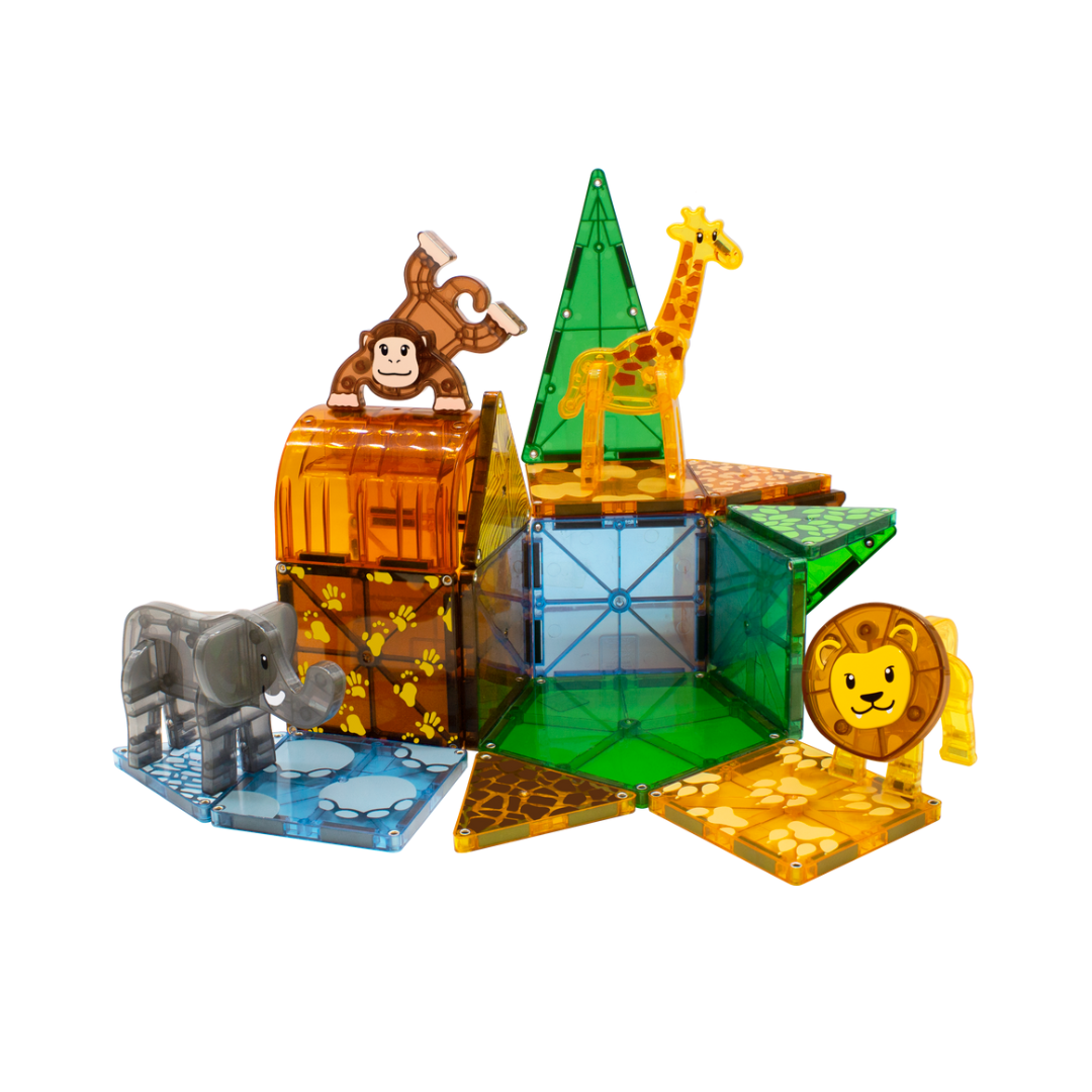 Magna-Tiles Safari Animals - 25 Piece Set