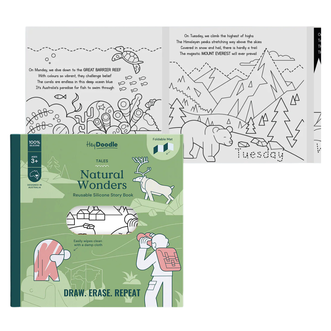 Hey Doodle Colouring Book - Natural Wonders Tales