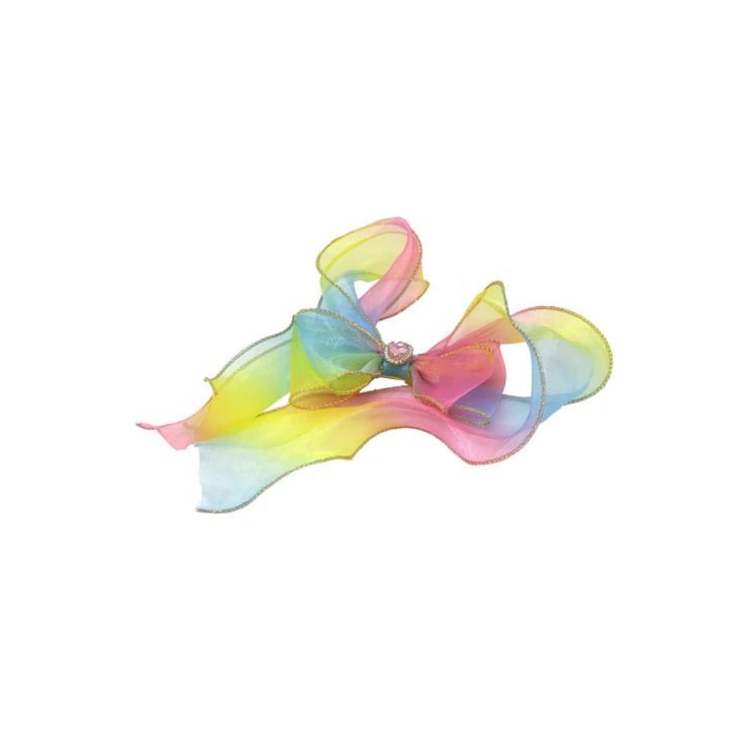 Pink Poppy - Rainbow Butterfly Bow Hair Clip