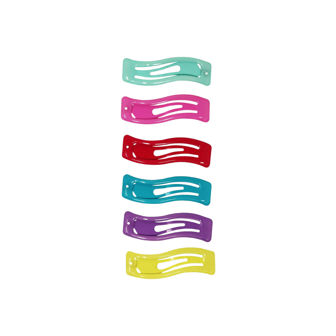 Pink Poppy - Rainbow Hair Clips