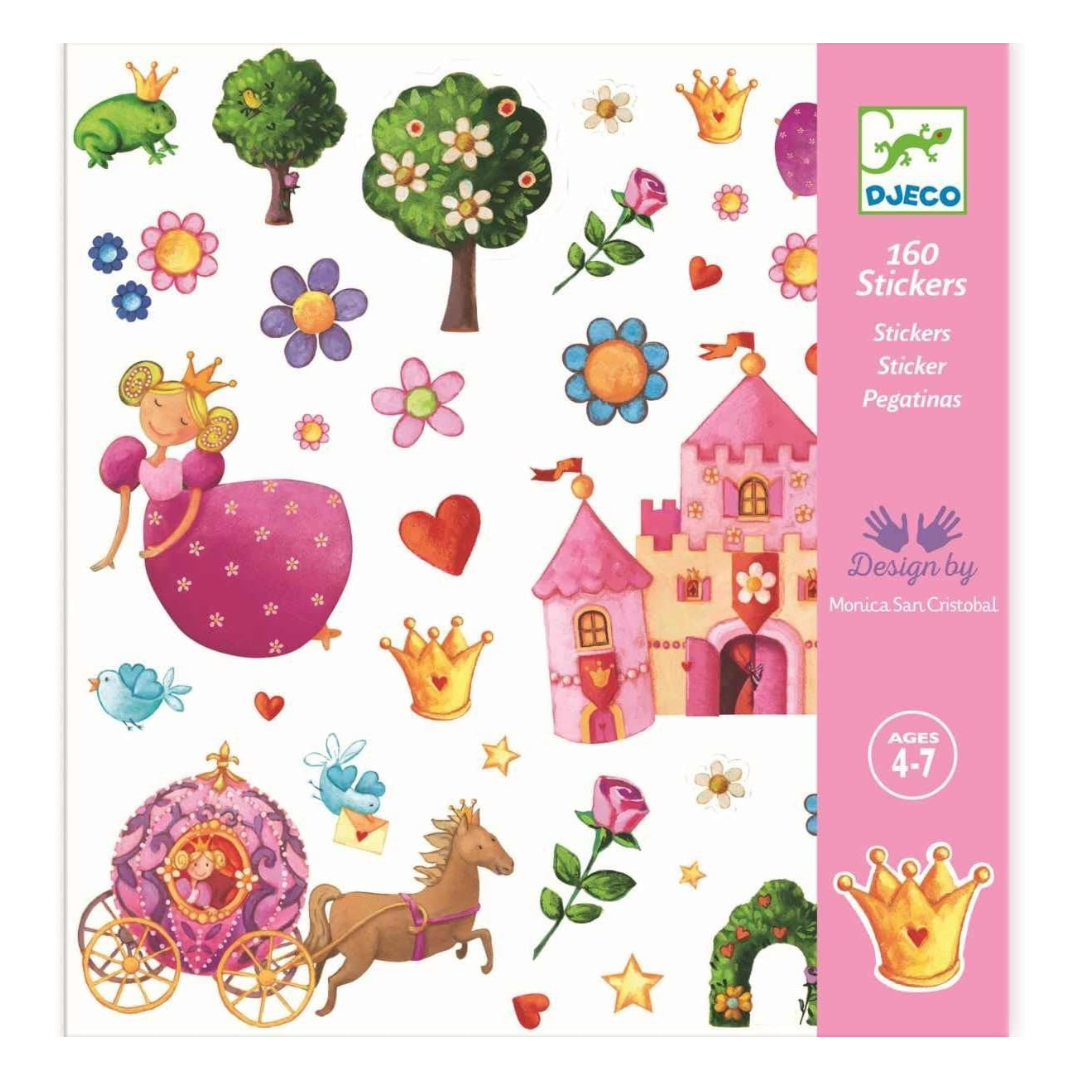 Djeco 160 Princess Marguerite Stickers