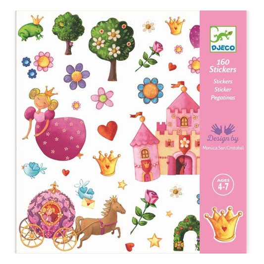 Djeco 160 Princess Marguerite Stickers