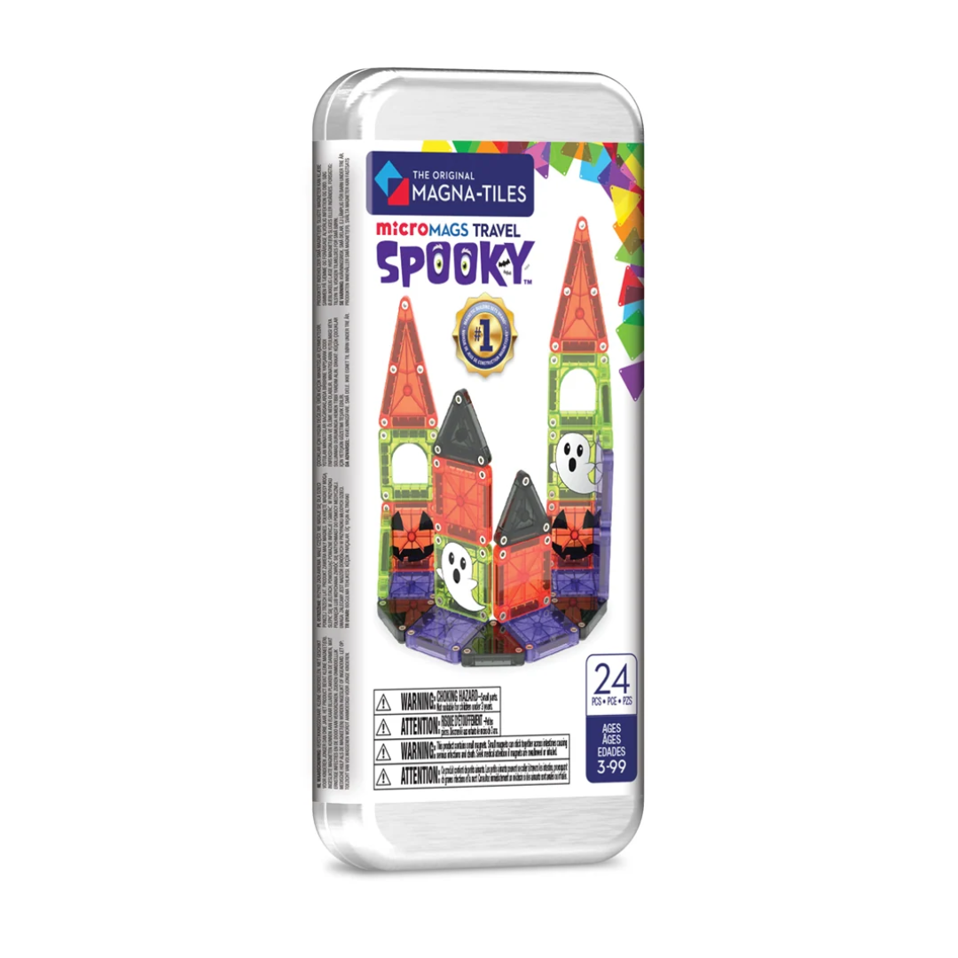 Magna-Tiles - MicroMAGS - Spooky 24 Piece Travel Set
