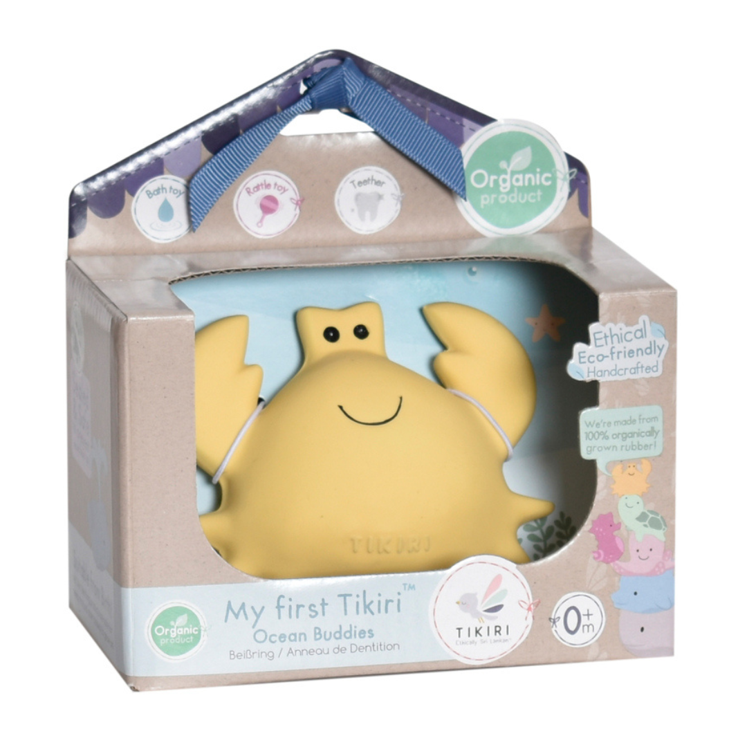 Tikiri Rubber Crab Ocean Buddy