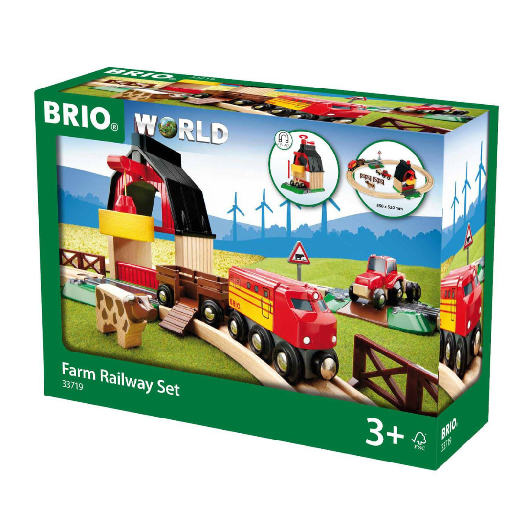 BRIO Farm Railway Set