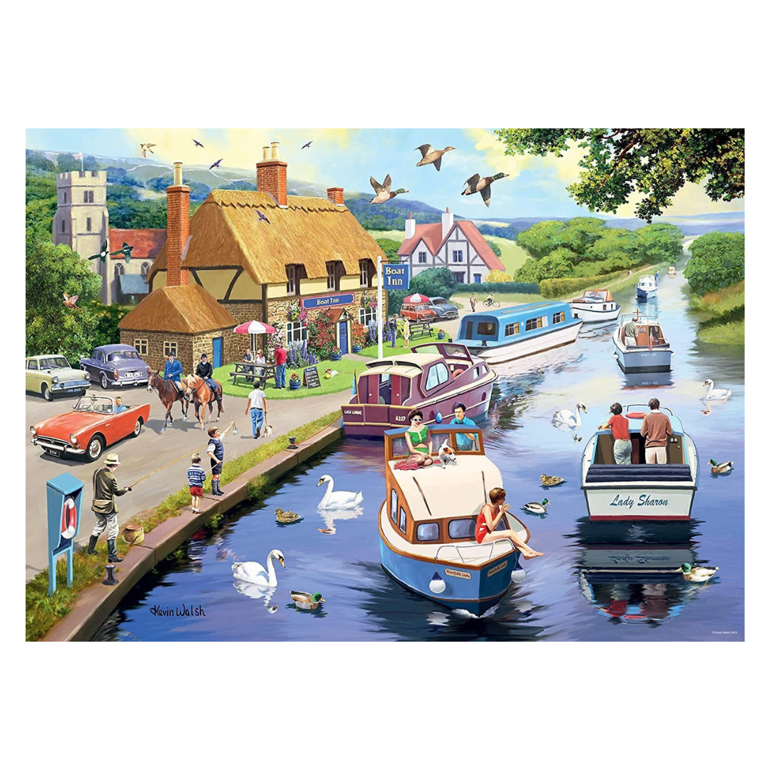 Ravensburger Puzzle Leisure Days: Evening on the River Puzzle 1000pc