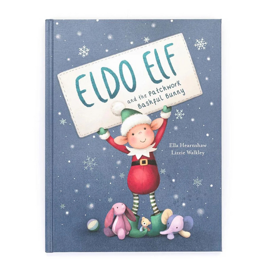 Jellycat Eldo Elf and the Patchwork Bashful Bunny Book