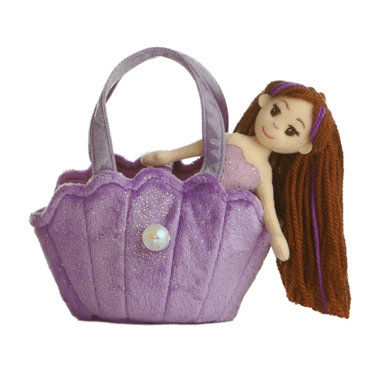 Fancy Pals - Mermaid in Purple Shell Bag