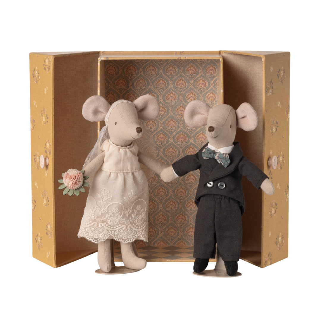 Maileg Wedding Mice Couple in Box Mum and Dad