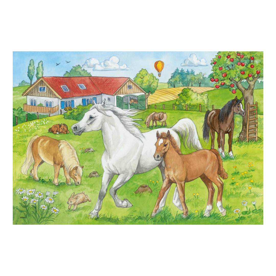 Ravensburger At the Stables Puzzle 2x24pc
