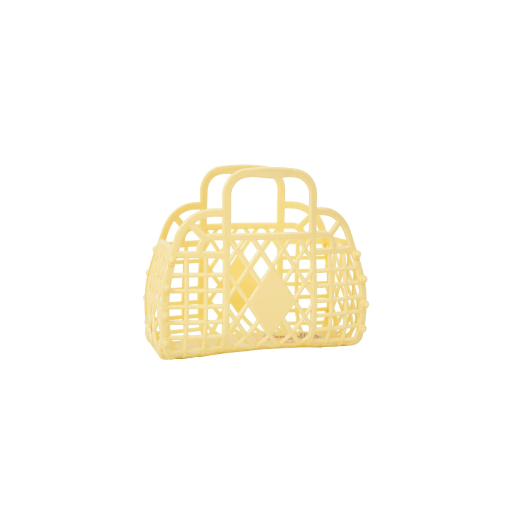 Sun Jellies Retro Basket Mini - Yellow