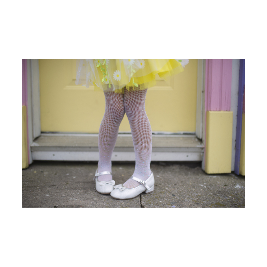 Great Pretenders - White Rhinestone Tights