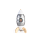 Janod Silver Magnetic Rocket Wooden