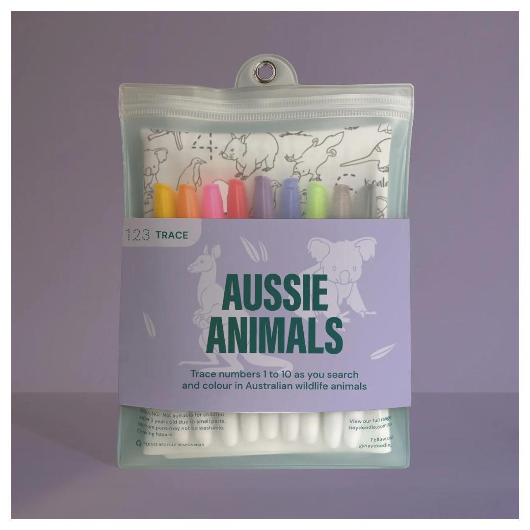 Hey Doodle Mat - Aussie Animals | 123