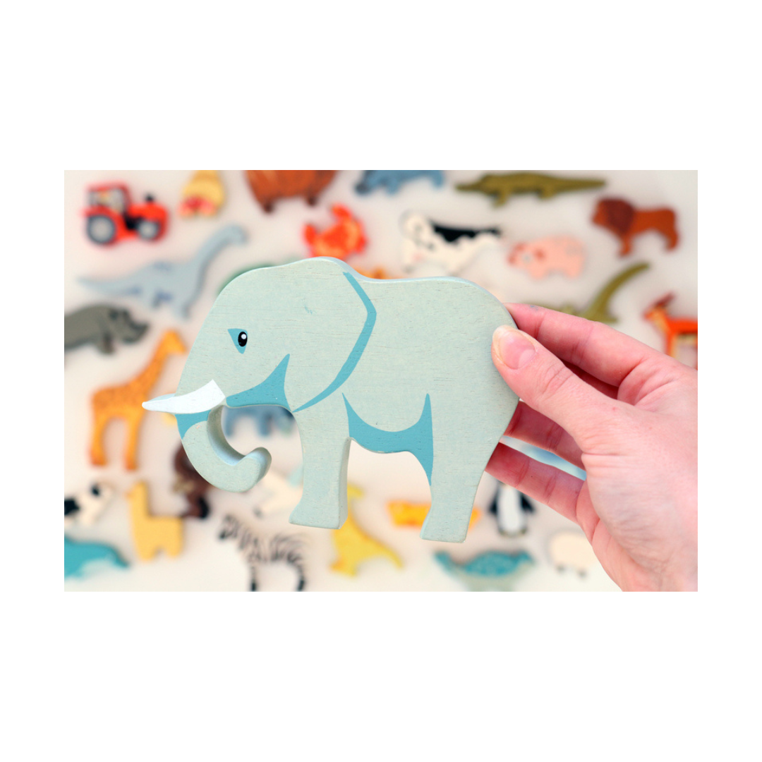 Tender Leaf Elephant Wooden Animal