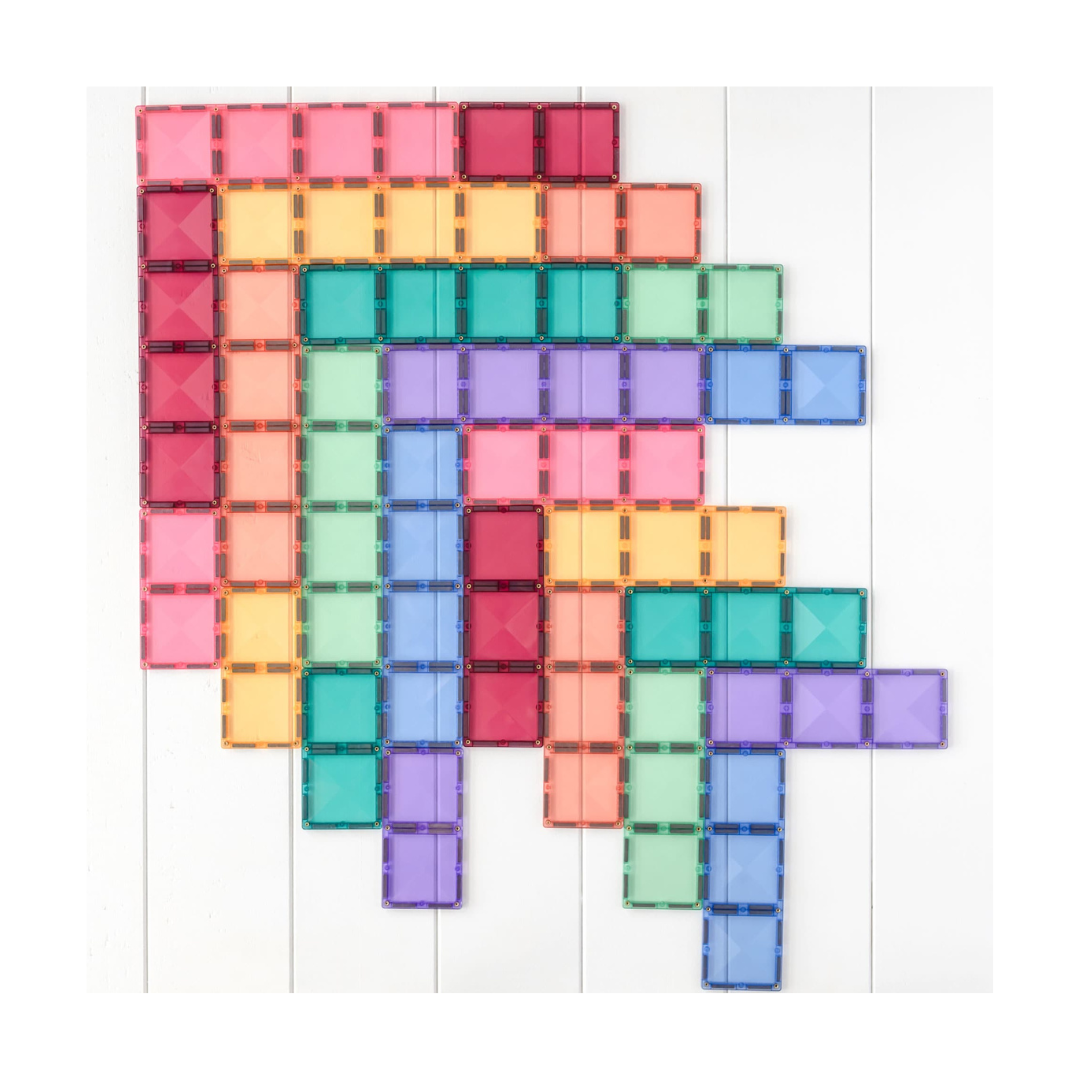 Connetix Tiles 24 Piece Pastel Rectangle Pack