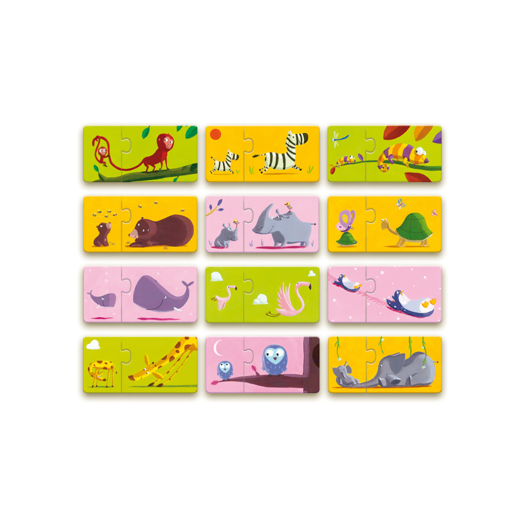 Djeco Duo Mum & Baby Puzzle 24 Piece
