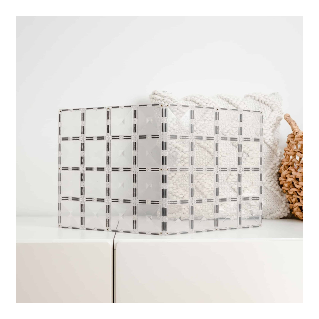 Connetix Tiles 2 Piece Clear Base Plate Pack