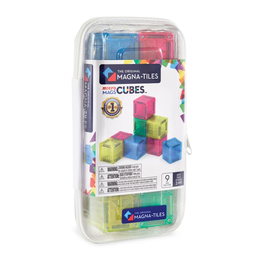 Magna-Tiles - MicroMAGS - Cubes 9 Piece Travel Set