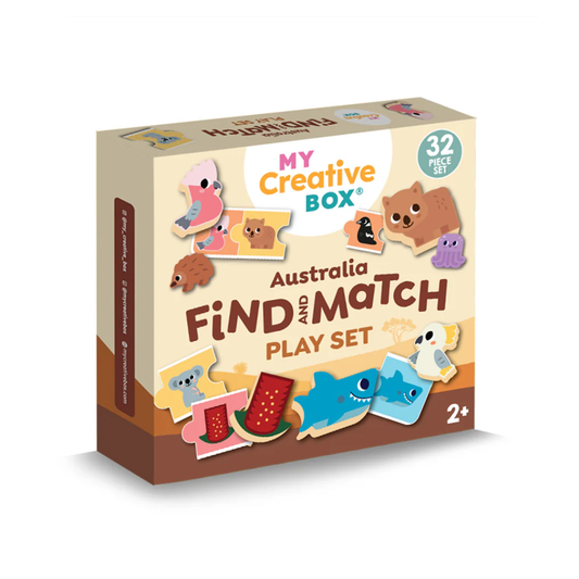 My Creative Box - Aussie Animals Find and Match Playset