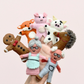 Tara Treasures - Gingerbread Man Story, Finger Puppet Set