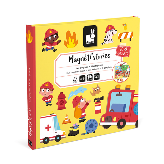 Janod Magnetic Story - Firefighters