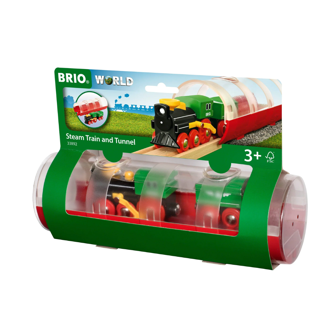 BRIO - Tunnel and Steam Train