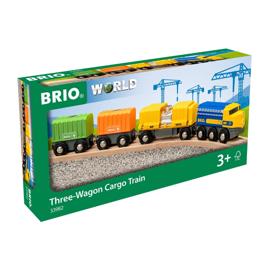 BRIO - Three-Wagon Cargo Train
