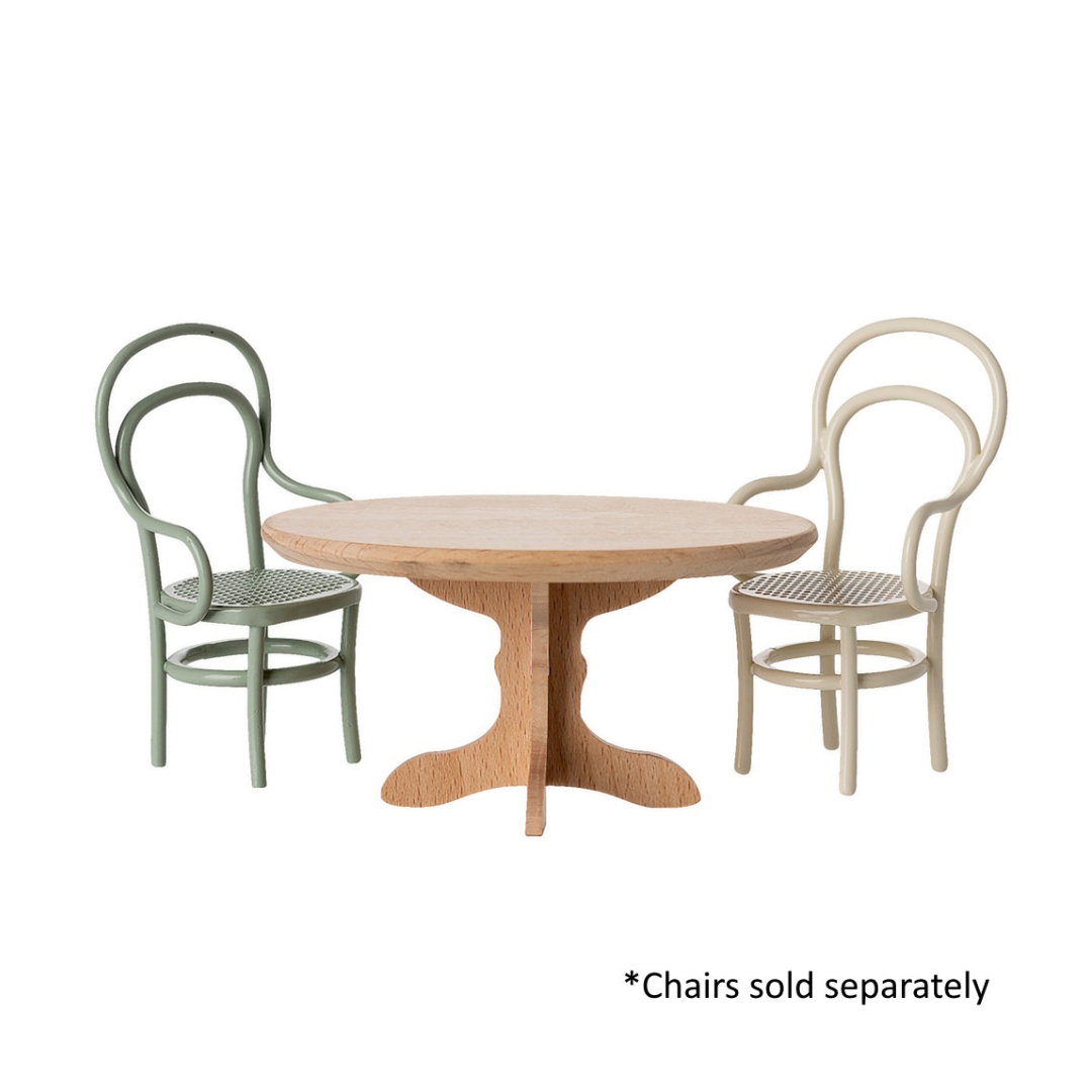 Maileg Oval Dining Table Mouse Nature