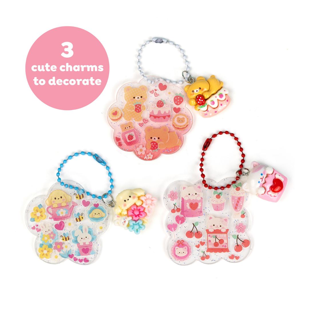 Tiger Tribe -  Sticker Craft Kit | Kawaii Bag Charms