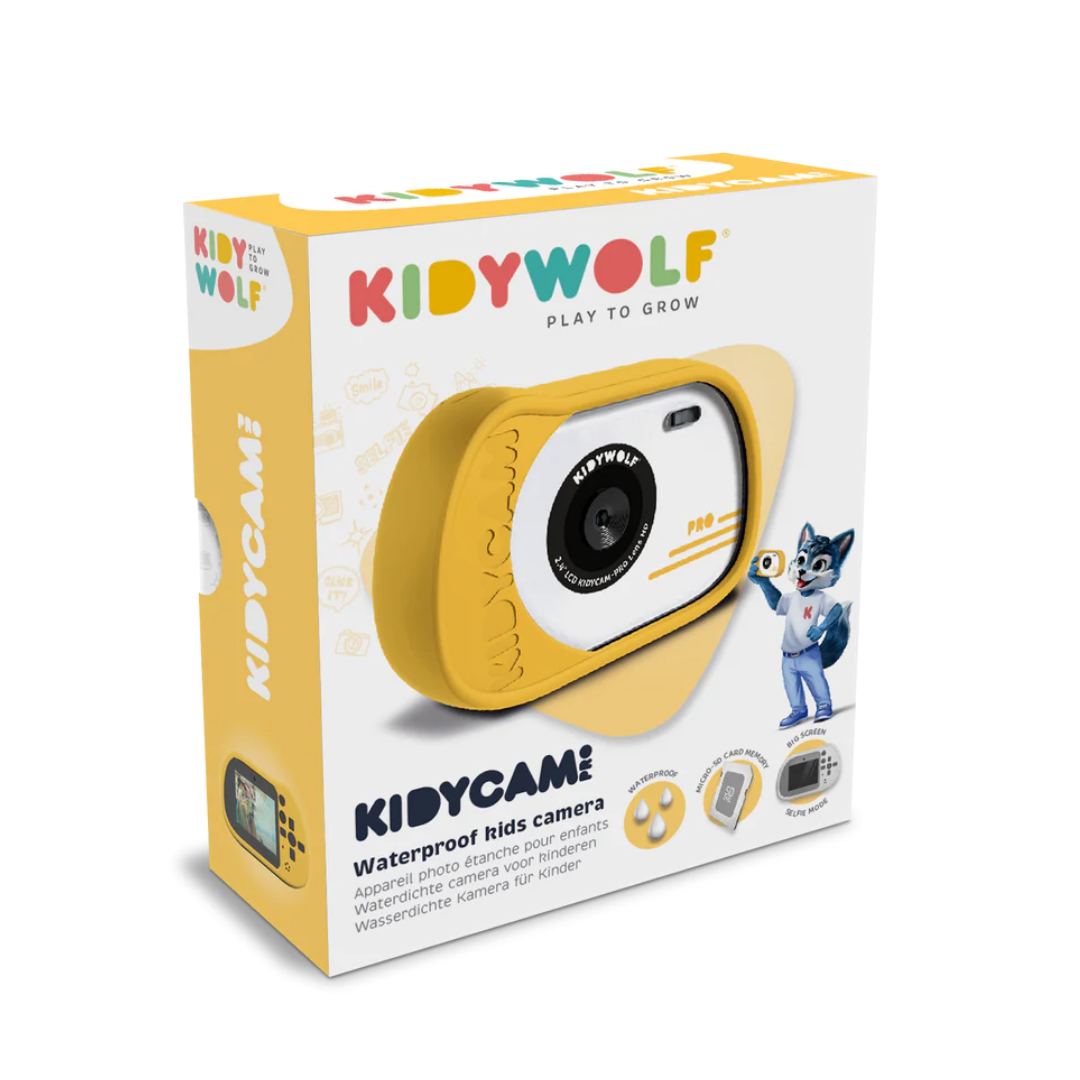 Kidywolf - Kidycam Waterproof Kids Camera | Yellow