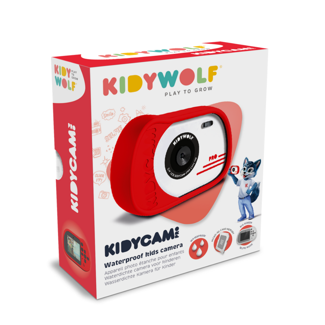 Kidywolf - Kidycam Waterproof Kids Camera | Red